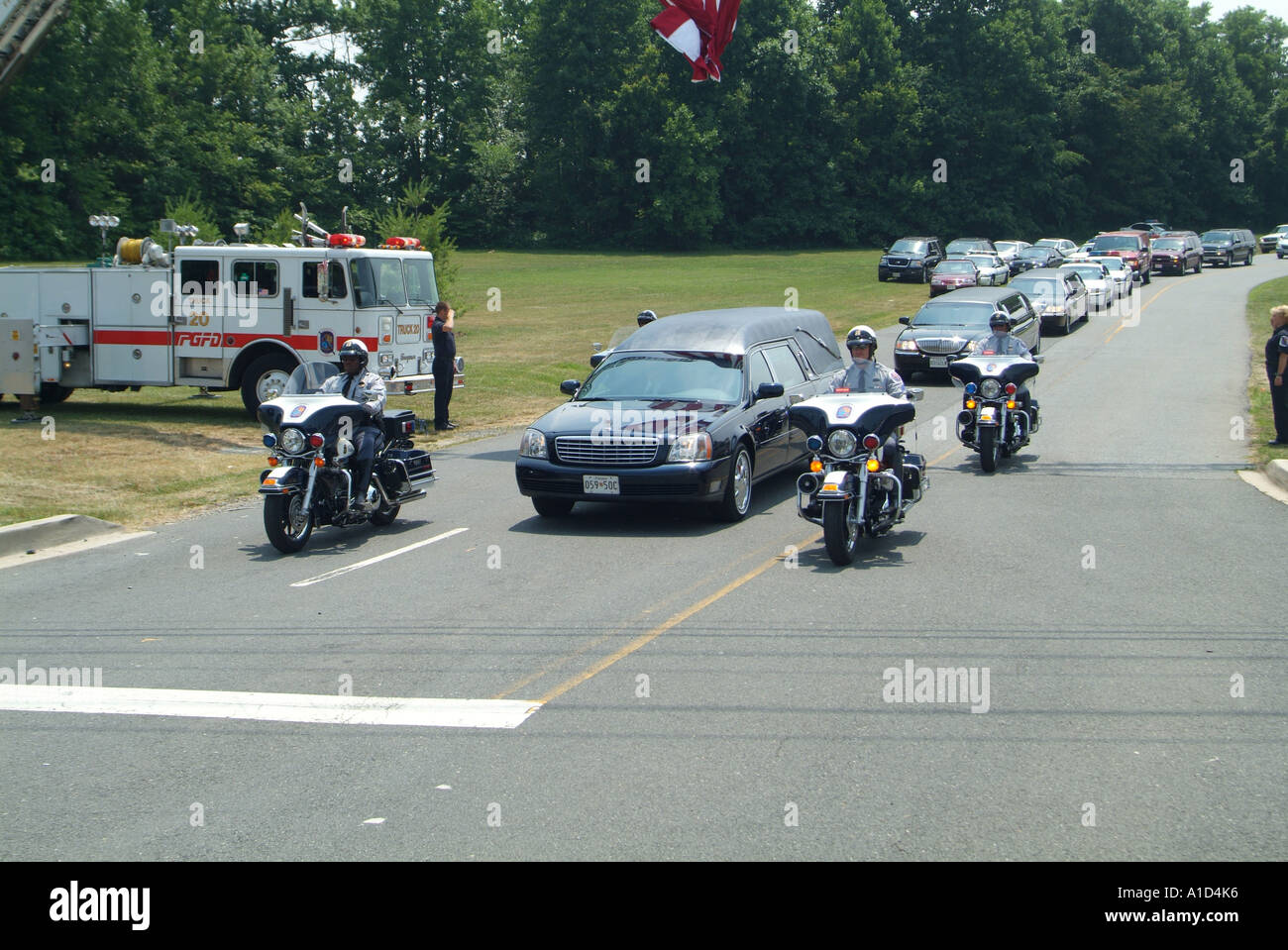 funeral procession for police officer shot in line of duty Upper
