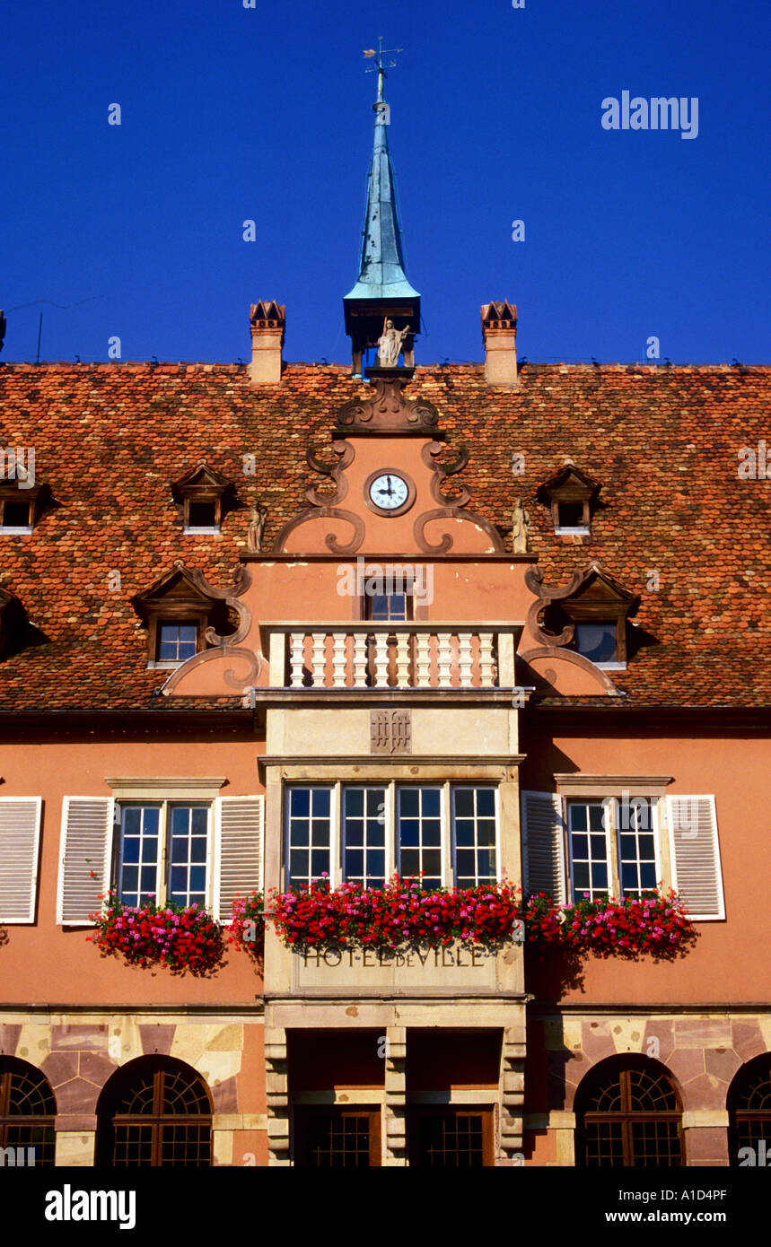 TOWN HALL IN BARR ALSACE FRANCE Stock Photo