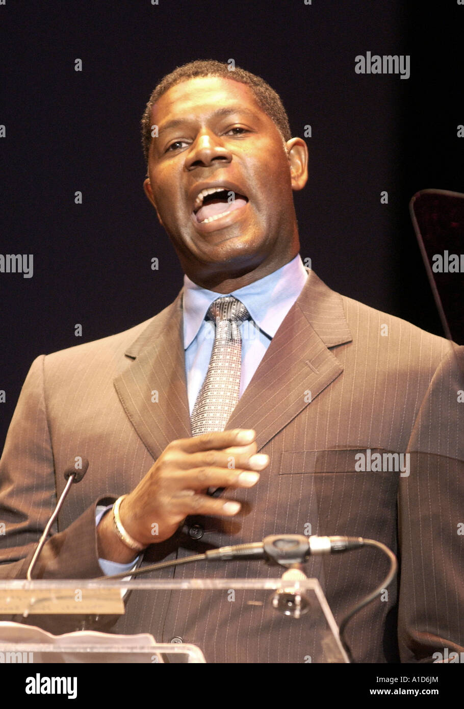 Actor Dennis Haysbert Speaks On Stage At The Brown V Board Of Education ...