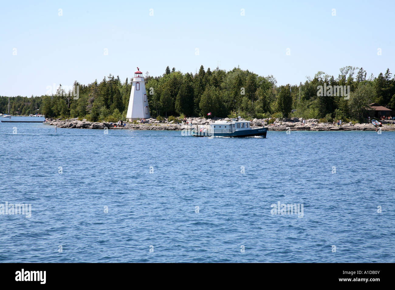 Lighthouse Bay Lake Huron Ontario Canada Stock Photo Alamy