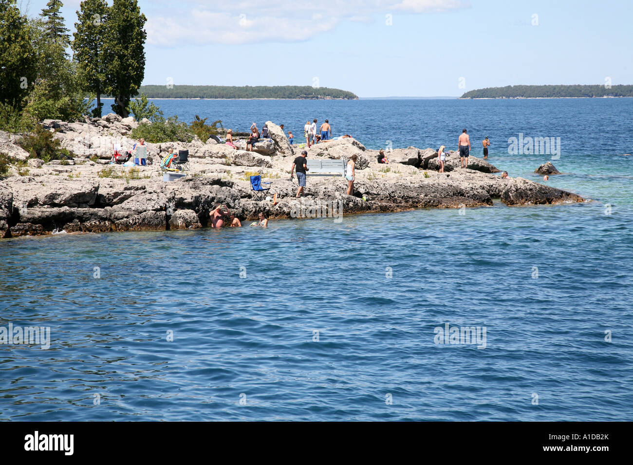 Big Tub harbor, Bay Lake Huron Ontario Canada Stock Photo Alamy