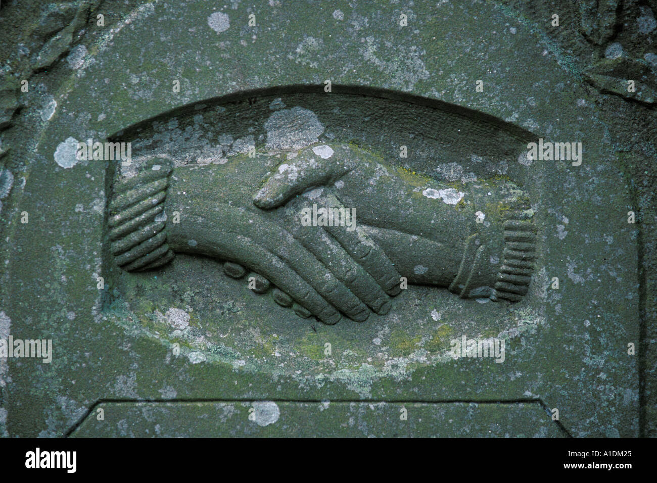 Scotland, Angus, Gravestone, St Fergus Church, Glamis Village Stock Photo