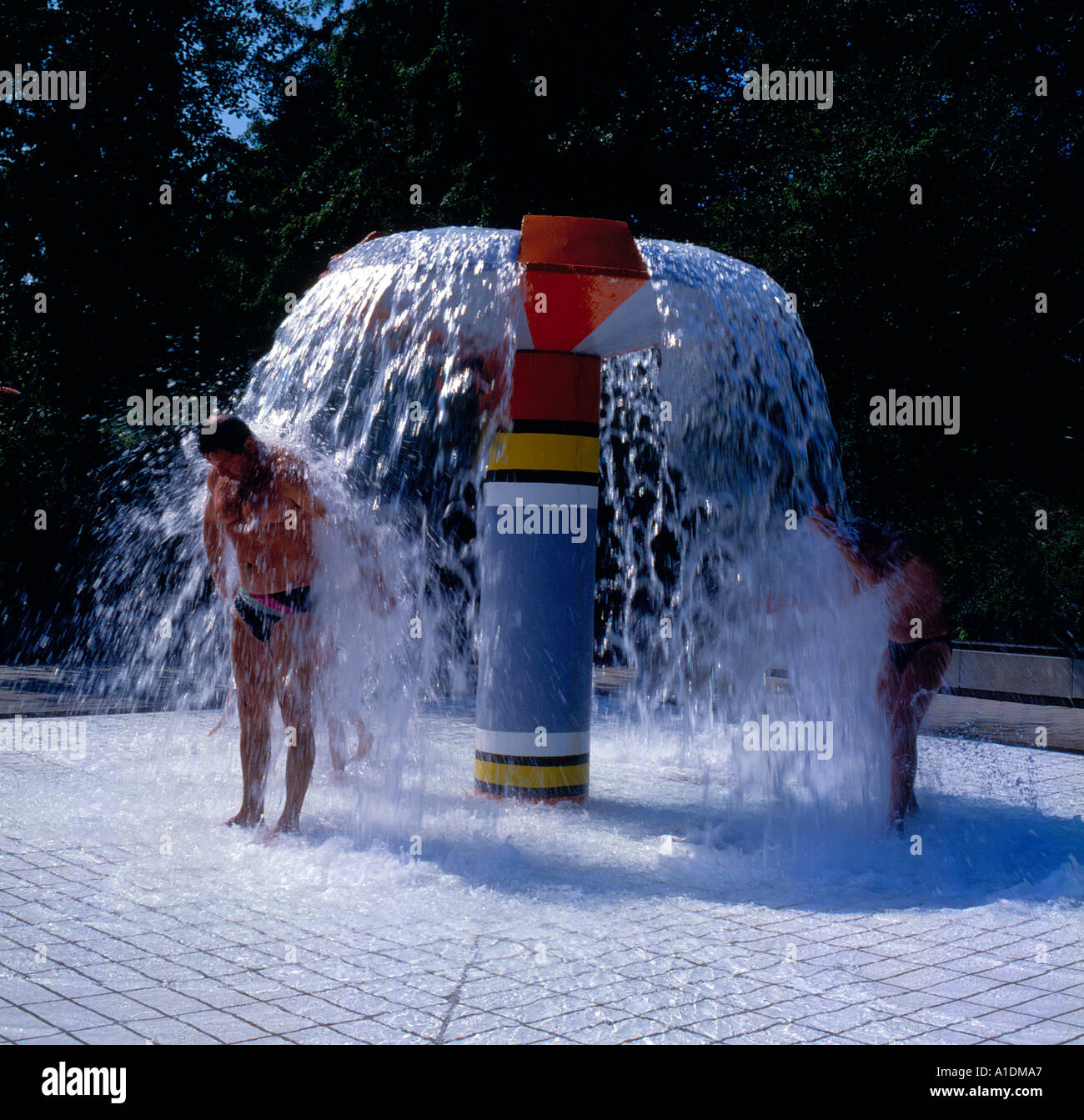 waterworld summer refresh. Photo by Willy Matheisl Stock Photo