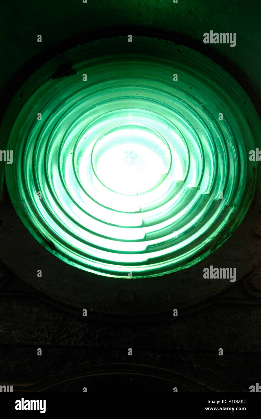 Green light used in Railways Stock Photo Alamy