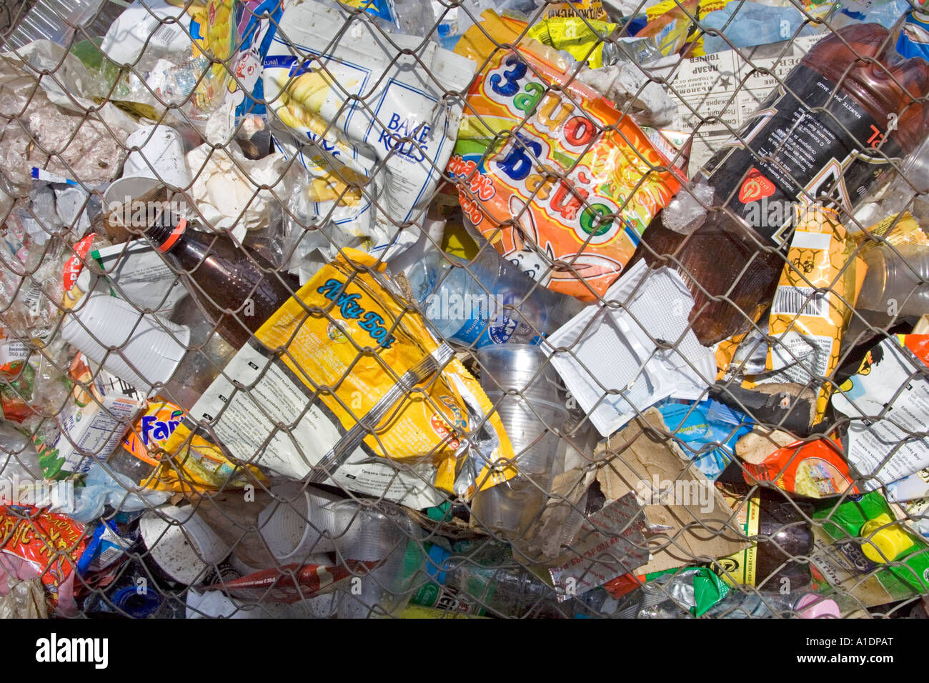 Rubbish Collected In Sofia The Capital Of Bulgaria Stock Photo - Alamy