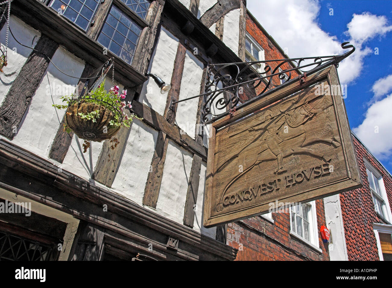 Conquest House In Canterbury, Kent Stock Photo Alamy