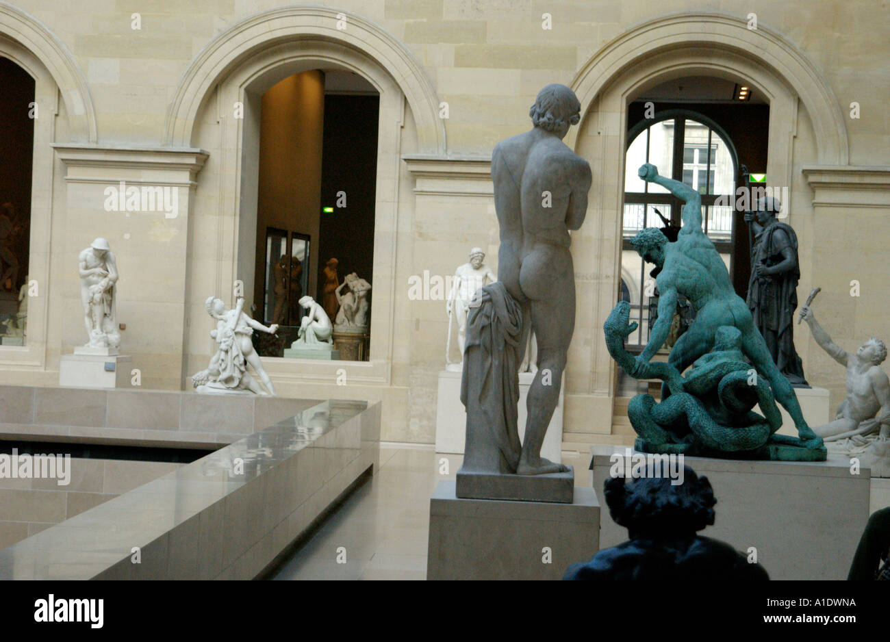 Sculpture Man Fighting Snake High Resolution Stock Photography and ...