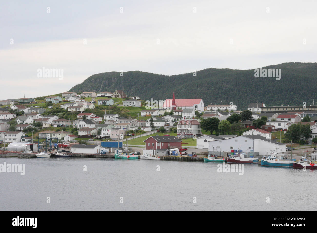 The fishing village of Harbour Breton on the SW coast of Newfoundland