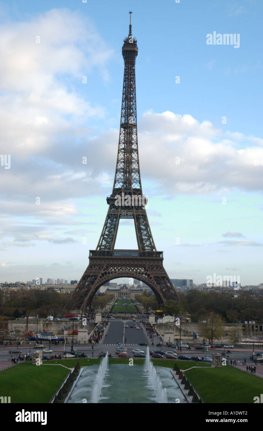 The Eiffel Tower Paris France Europe Stock Photo - Alamy