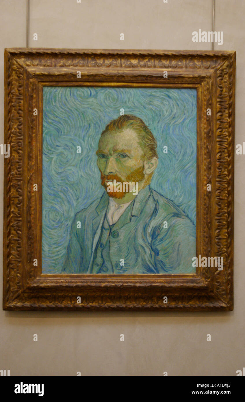 Self Portrait by Vincent van Gogh Musee d Orsay Paris France Europe