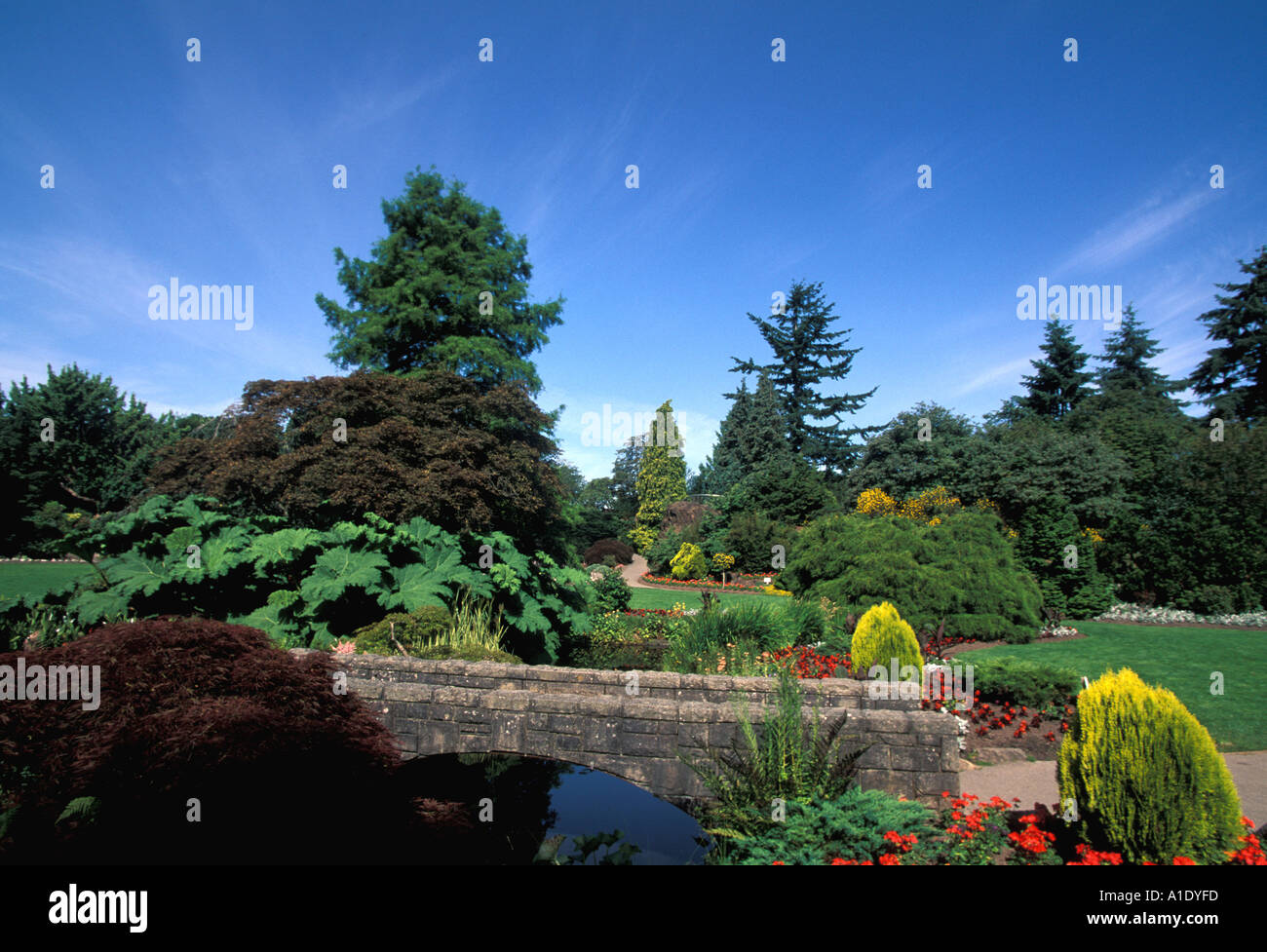 Vancouver Canada Queen Elizabeth Gardens Stock Photo Alamy