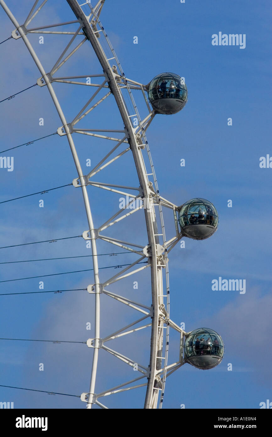 The British Airways London Eye in England United Kingdom Stock Photo