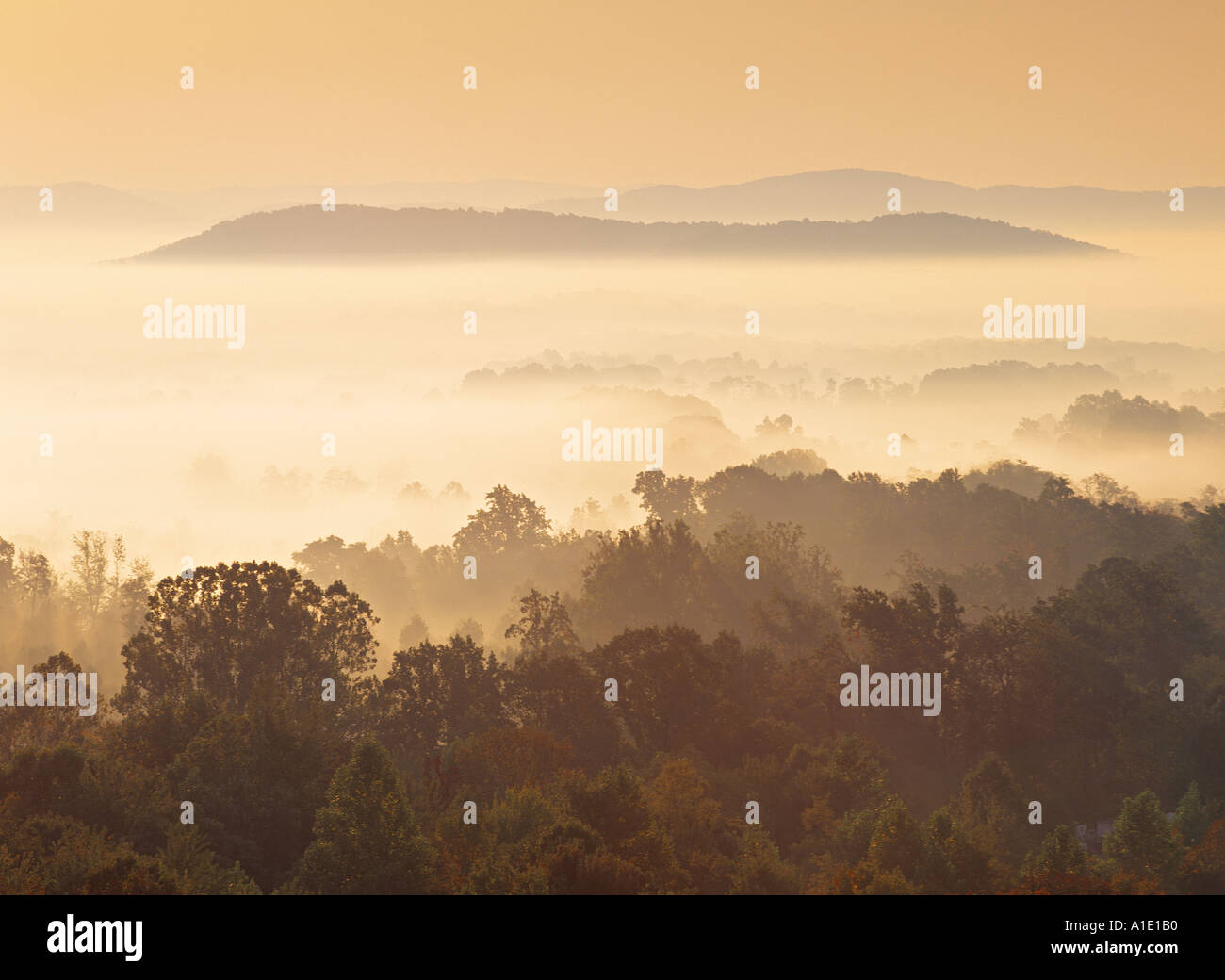 Rockfish Gap, Blue Ridge Mountains, Virginia, USA Stock Photo Alamy