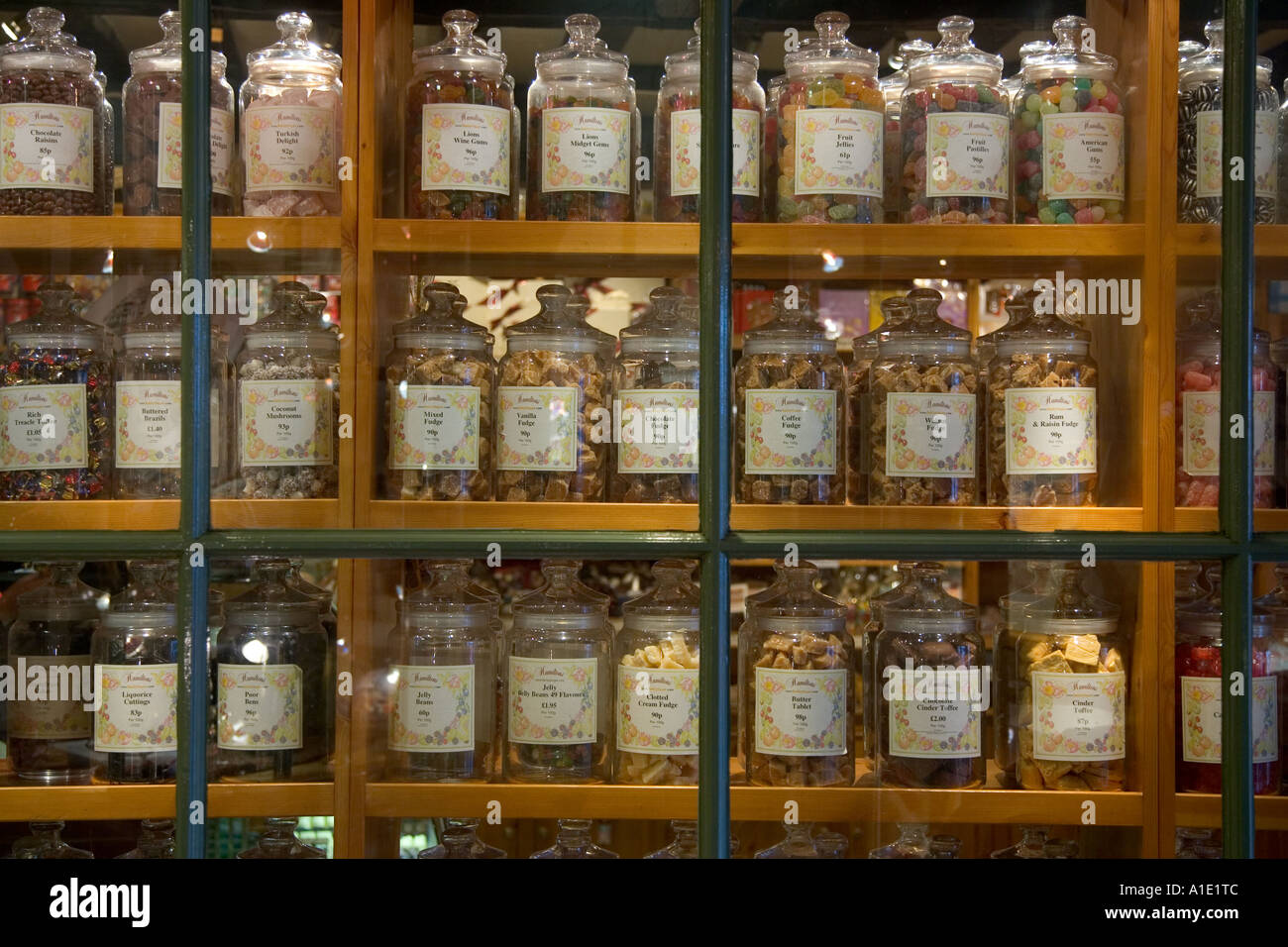 Old Fashioned Sweet Jars High Resolution Stock Photography and Images