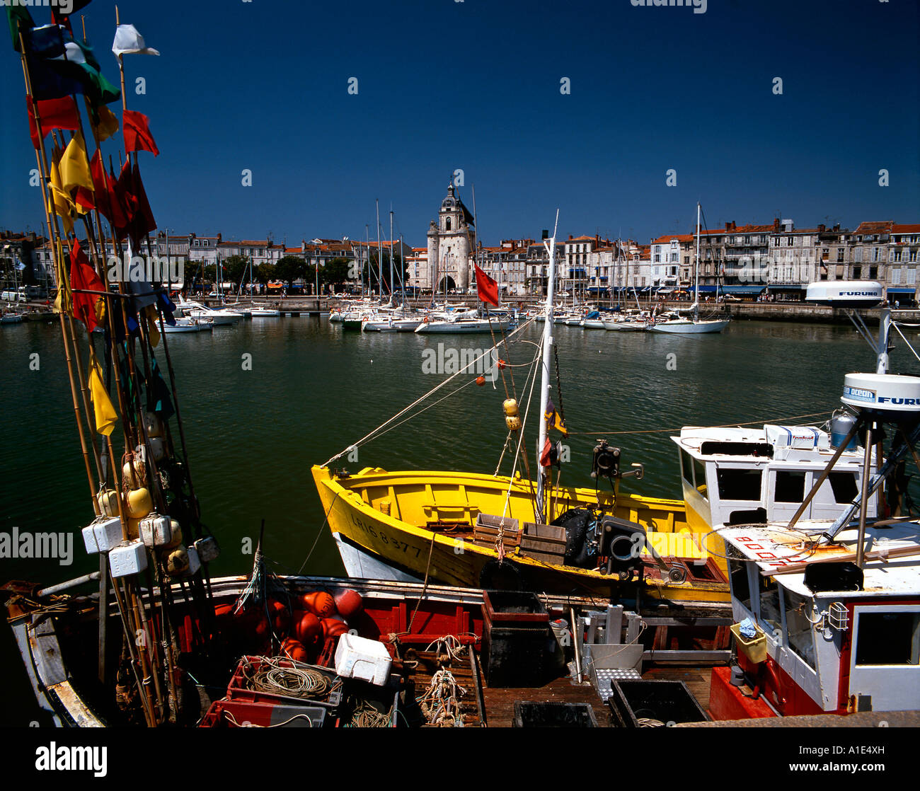 The Harbour At La Rochelle Charente Maritime South West France Stock The Harbour At La Rochelle Charente Maritime South West France Stock