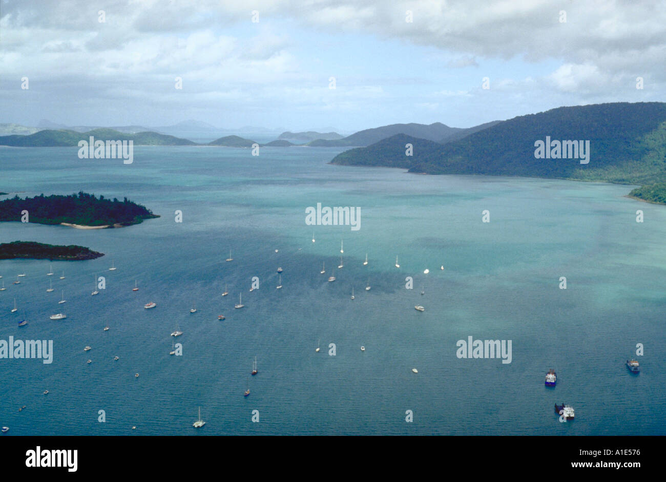 Sailing at Hamilton Island Stock Photo Alamy