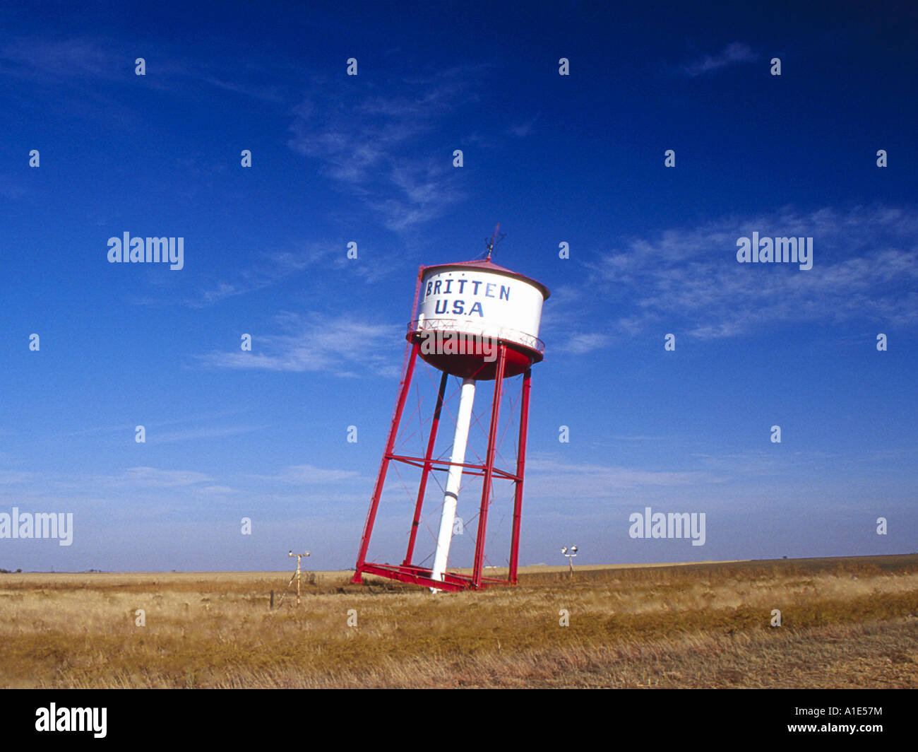 The Leaning Water Tower of Texas Nr Groom Texas Stock Photo Alamy