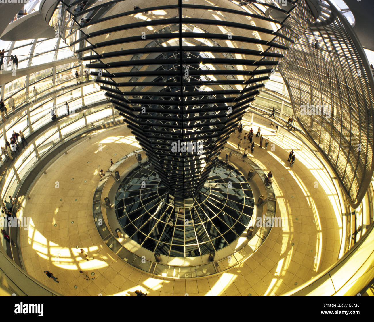Interior of Reichstag dome in Berlin Germany Stock Photo - Alamy