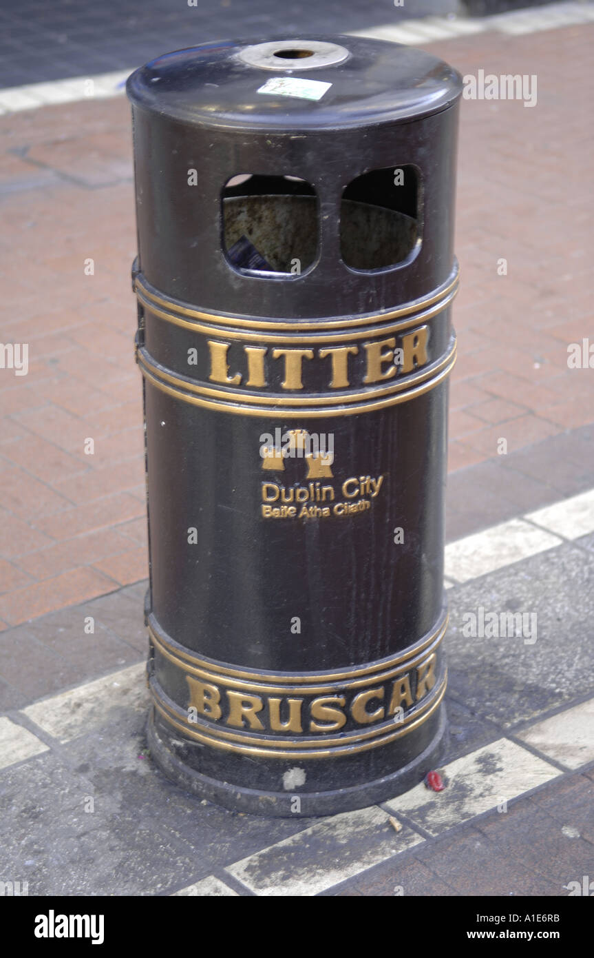 litter bins wastebins rubbish design dublin tourism centre dublin