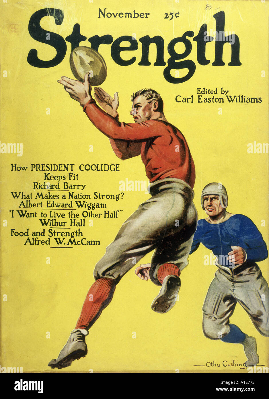 American Football 1923 Stock Photo