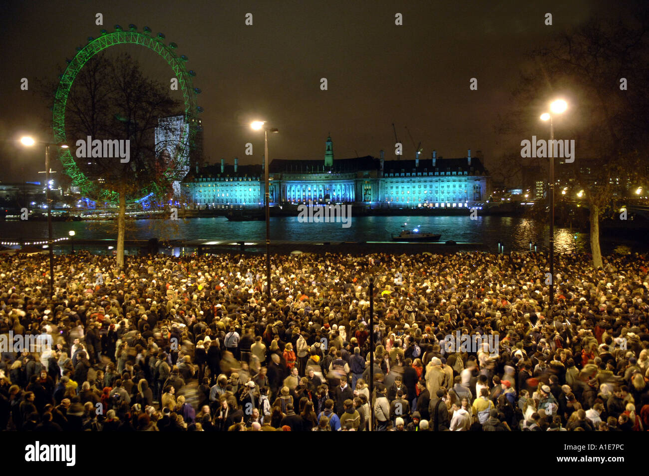 horizontal new years eve celebration london england city night capital ...