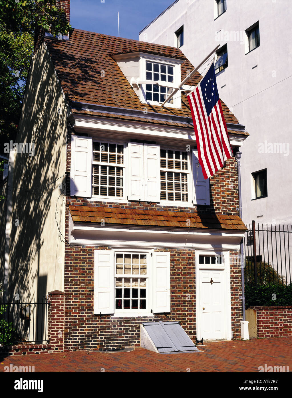Betsy Rusell House Betsy Ross House in Philadelphia, USA Stock Photo - Alamy