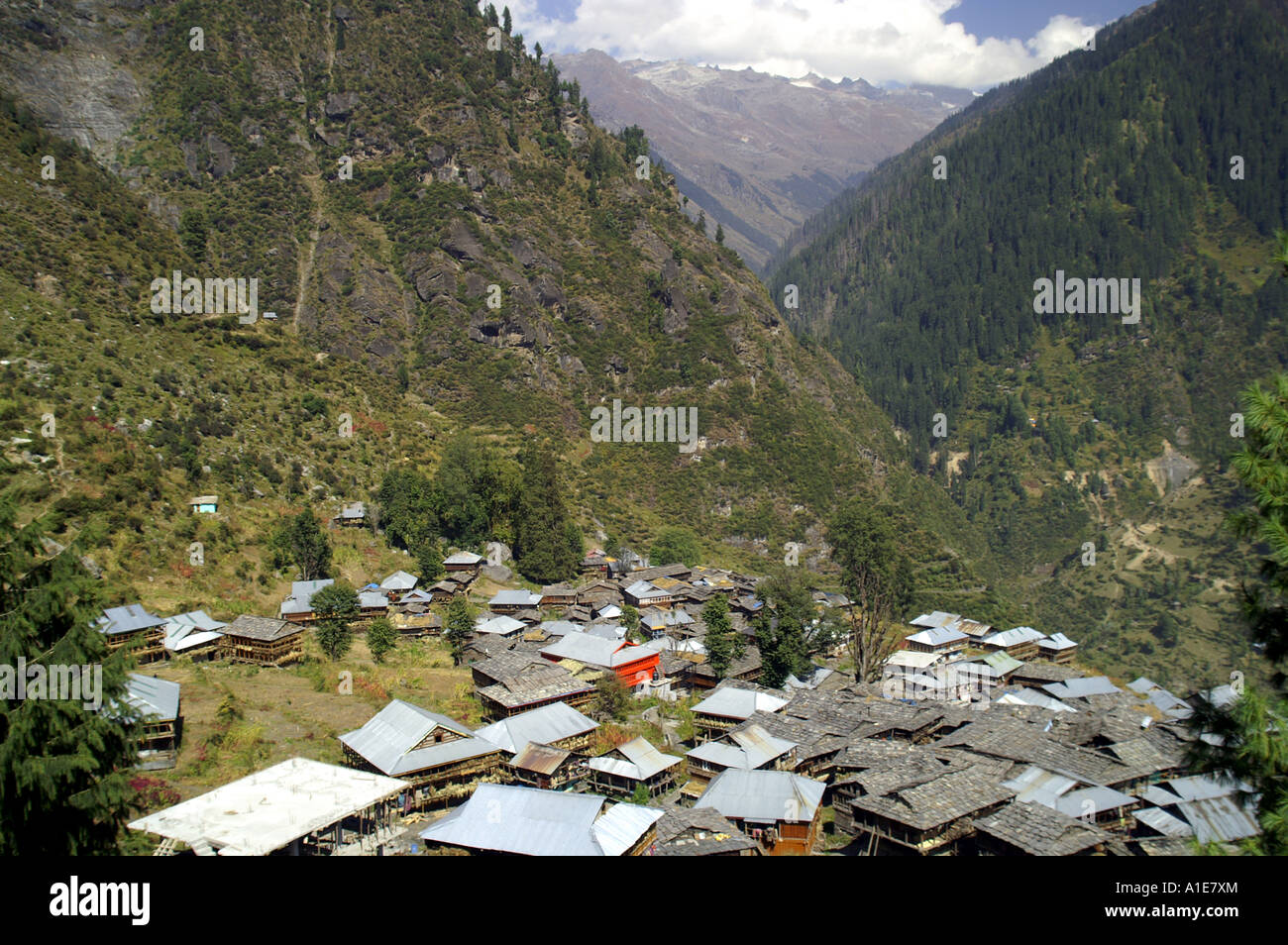 Malana village famous for its top class hashish production in Malana