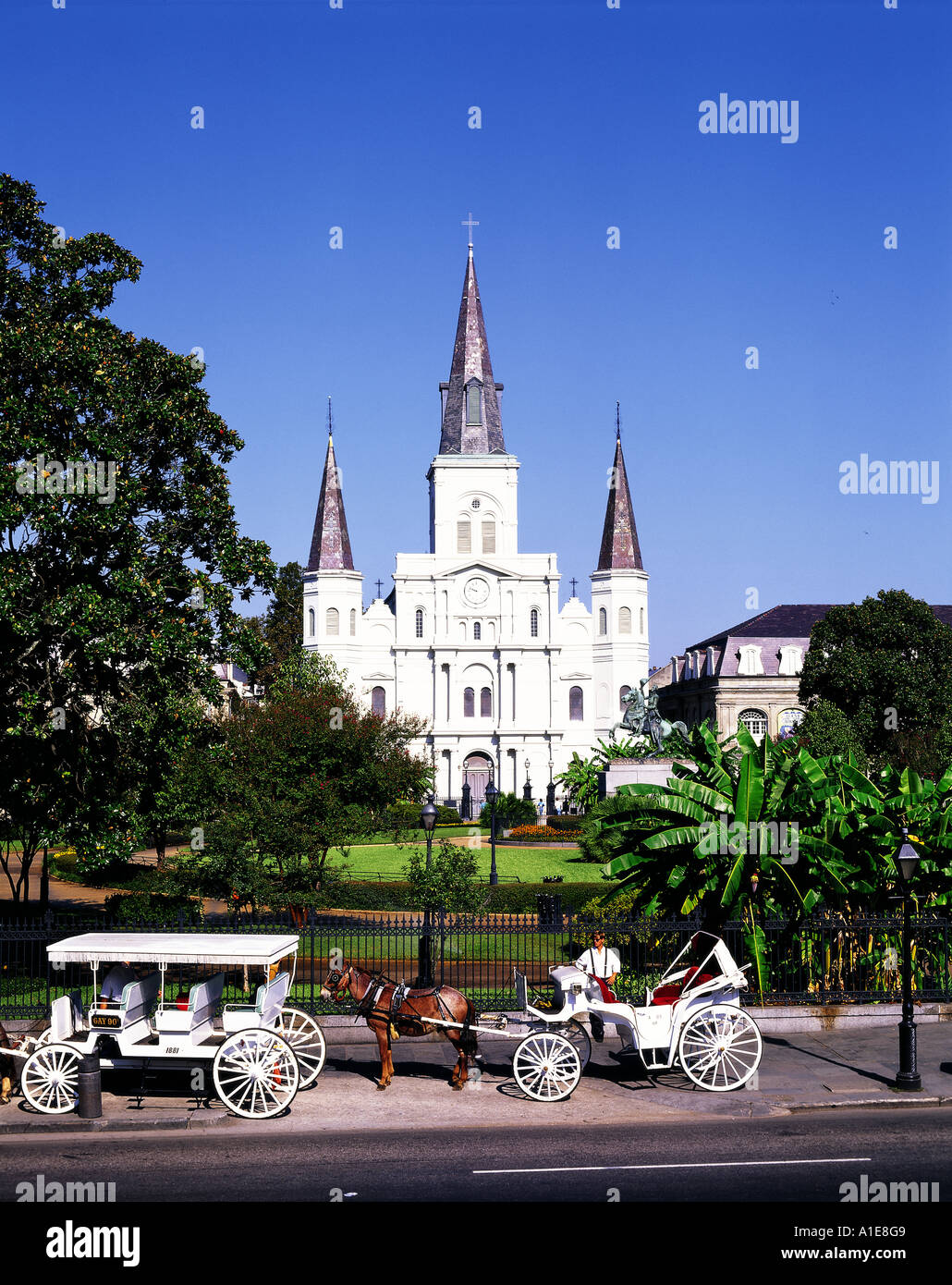 Jackson Square in New Orleans Louisiana USA Stock Photo Alamy