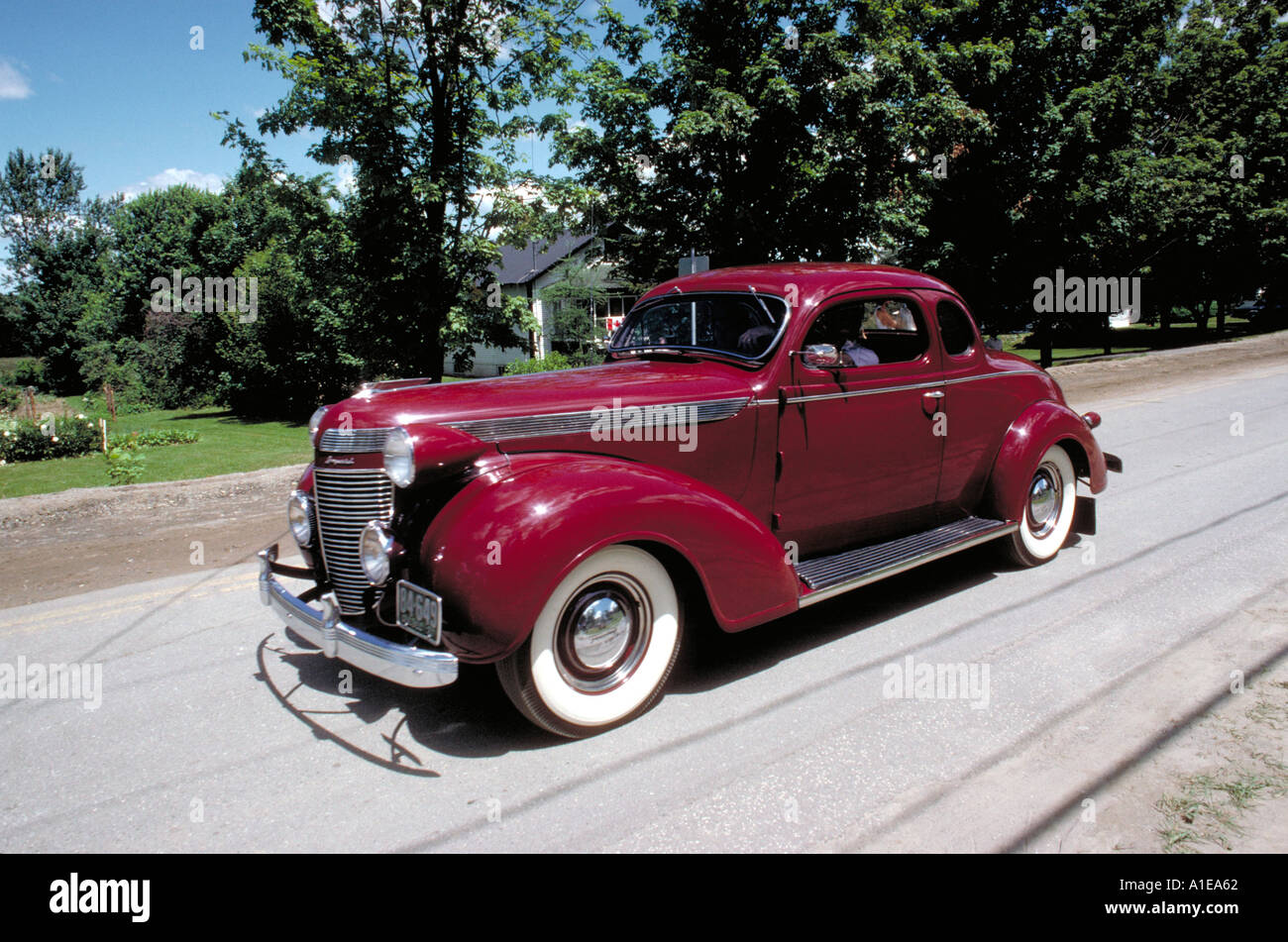 Antique car on parade Bury QC Stock Photo - Alamy