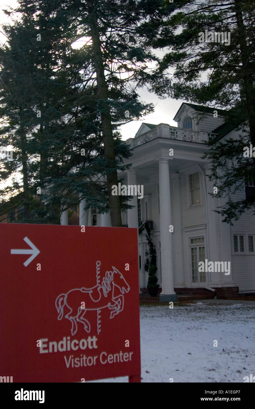 Endicott Visitor Center Stock Photo Alamy