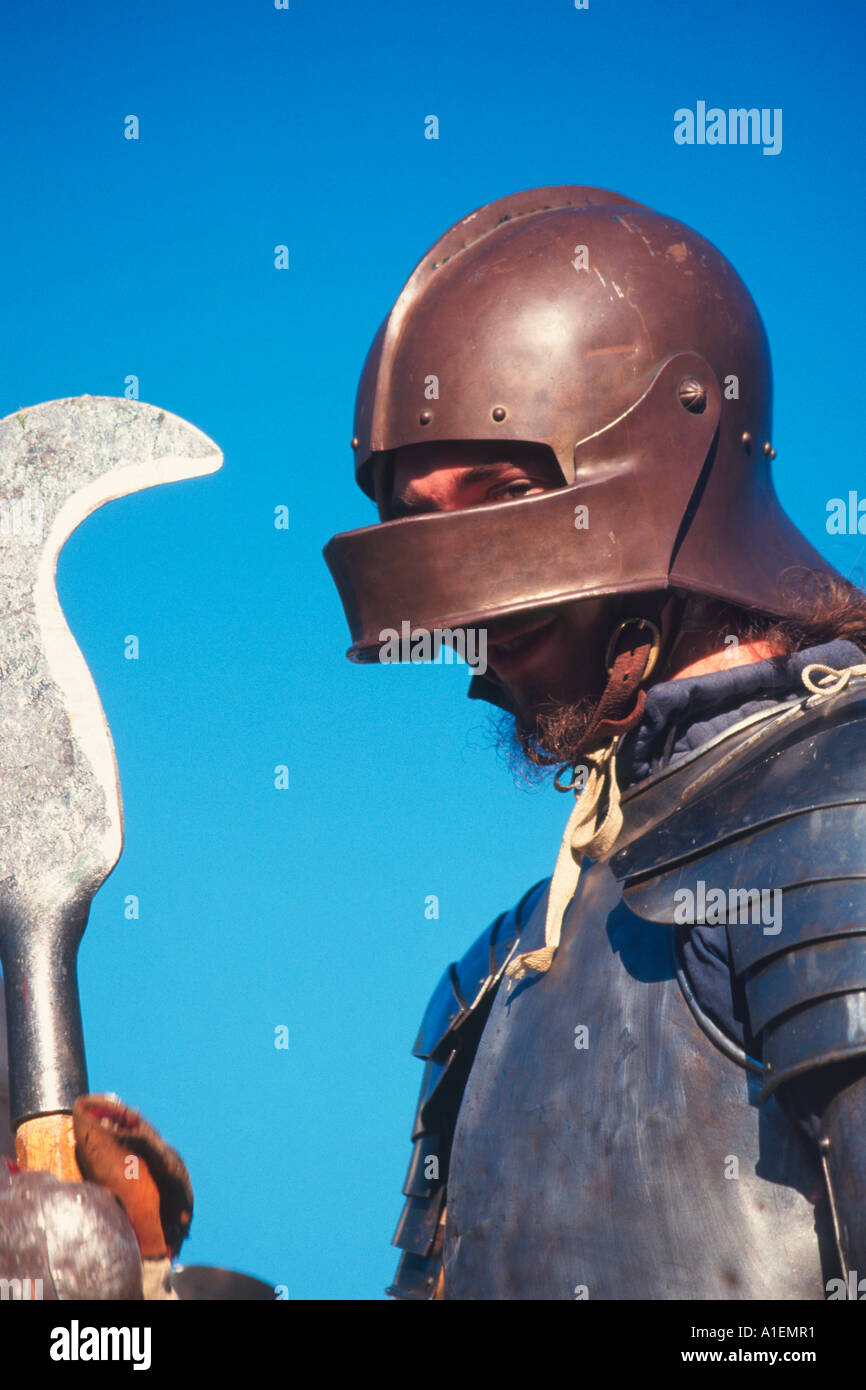 [Image: medieval-warrior-with-sallet-helmet-and-...A1EMR1.jpg]