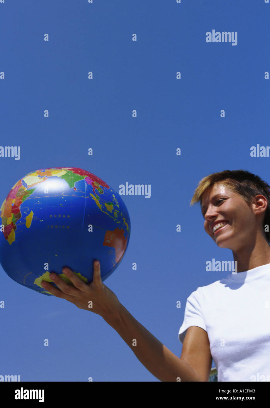 World at your fingertips hi-res stock photography and images - Alamy