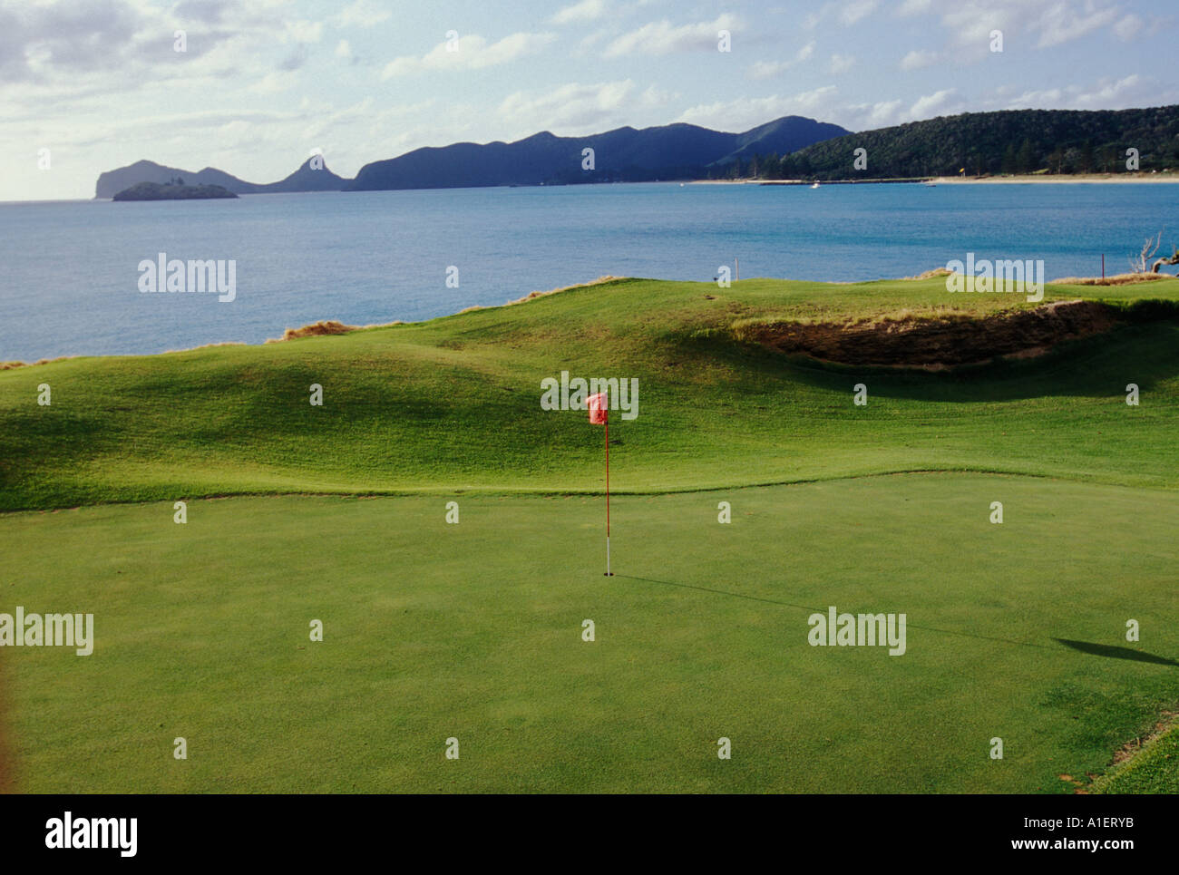 Lord Howe Island golf course, Lord Howe Island, NSW, Australia Stock