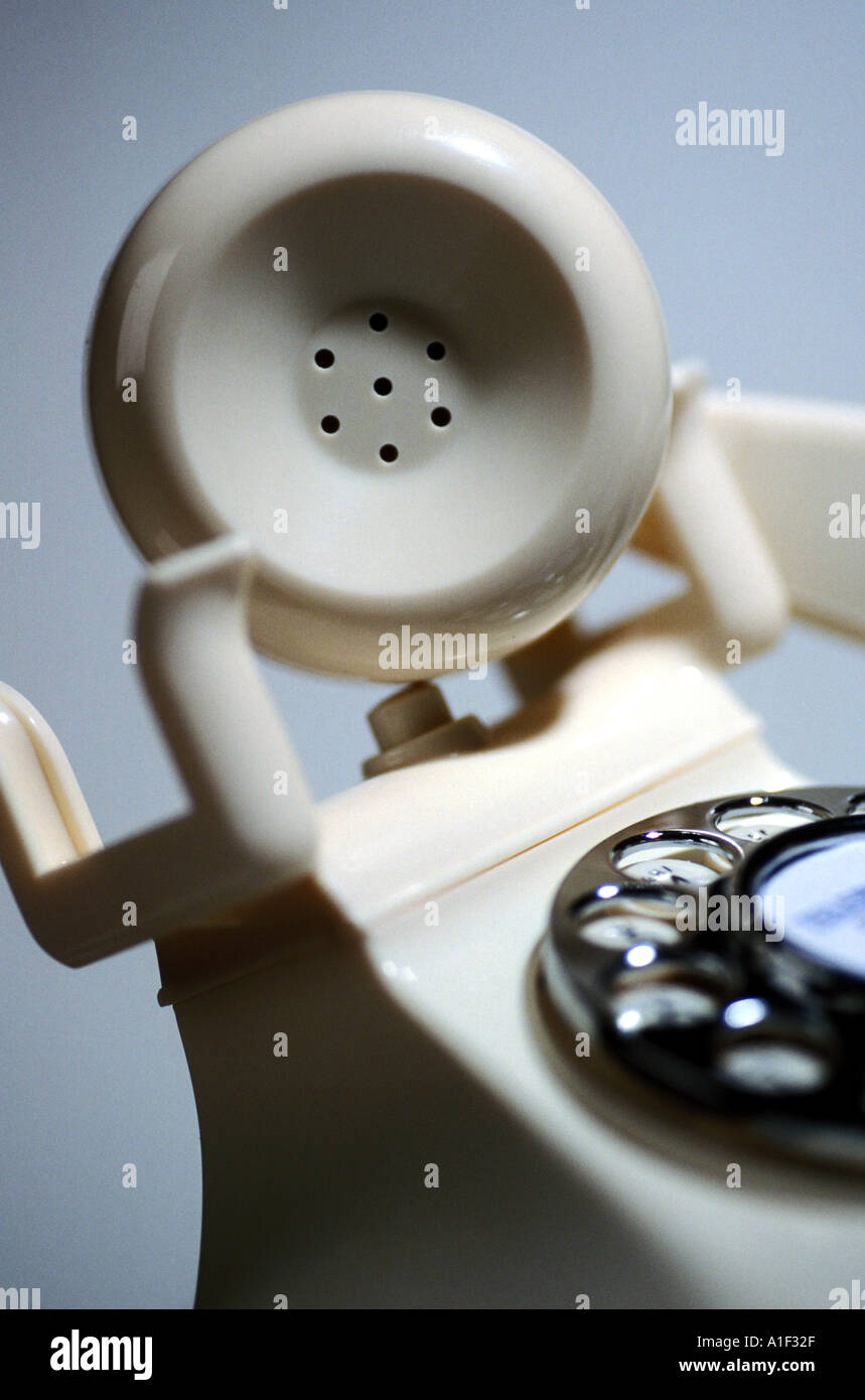 Telephone and handset Stock Photo Alamy