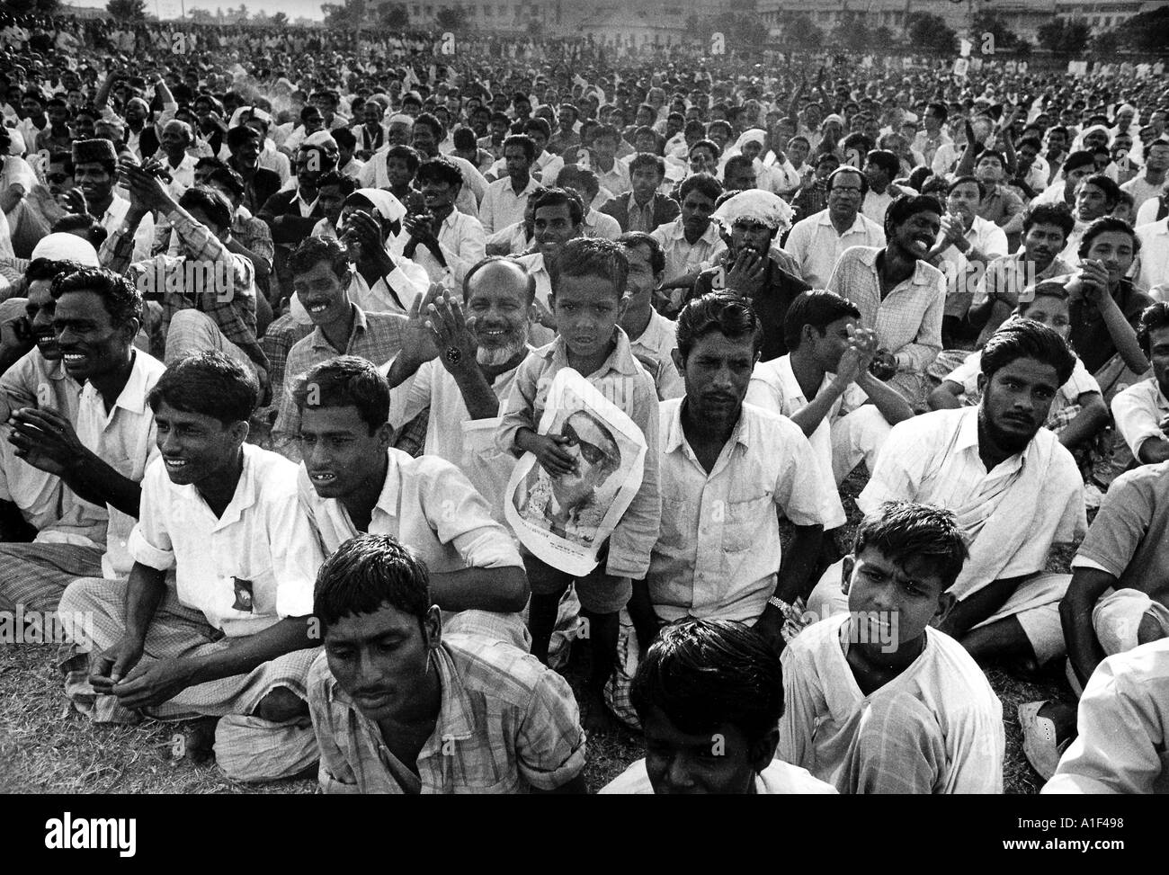 Bangladesh victory rally Dacca Stadium  Stock Photo