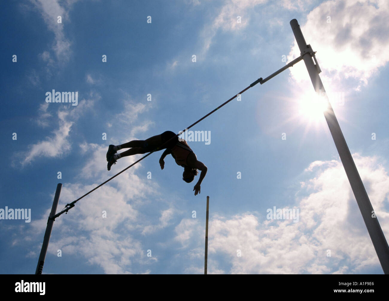 Falling high jump sport hi-res stock photography and images - Alamy