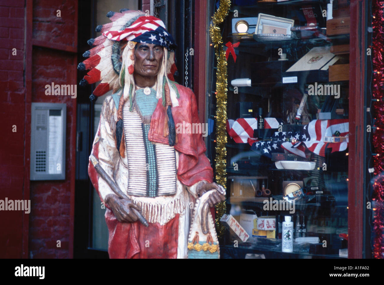 A cigar store Indian Stock Photo Alamy