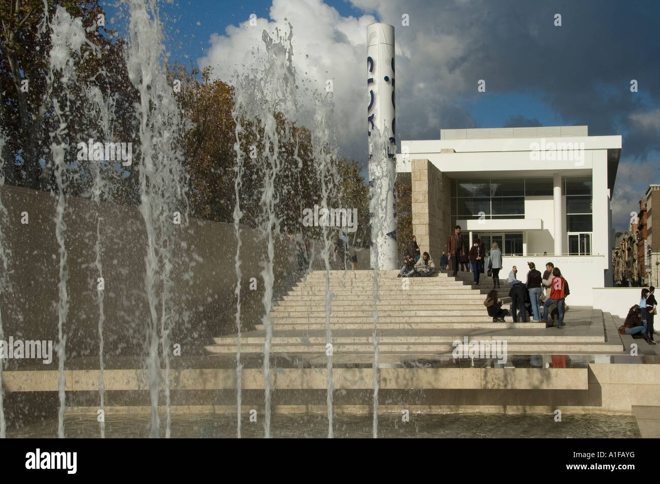 Exterior view of Museum of the Ara Pacis which houses the Ara Pacis Stock  Photo - Alamy