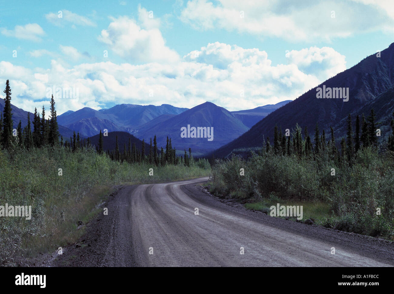 Alaska Highway Yukon Territory Stock Photo Alamy