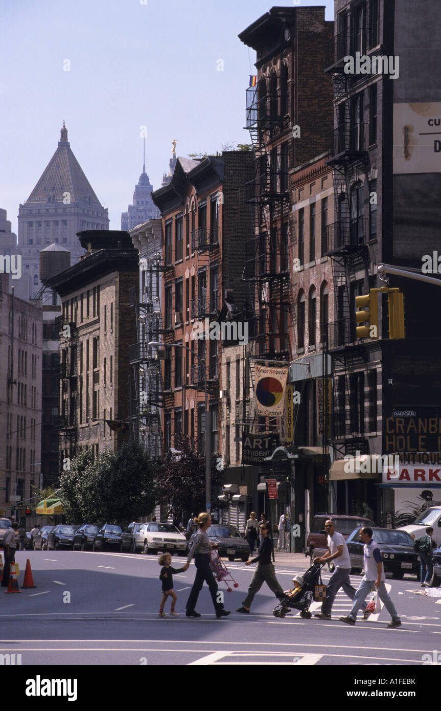 Fayette Avenue New York Unitet States Stock Photo