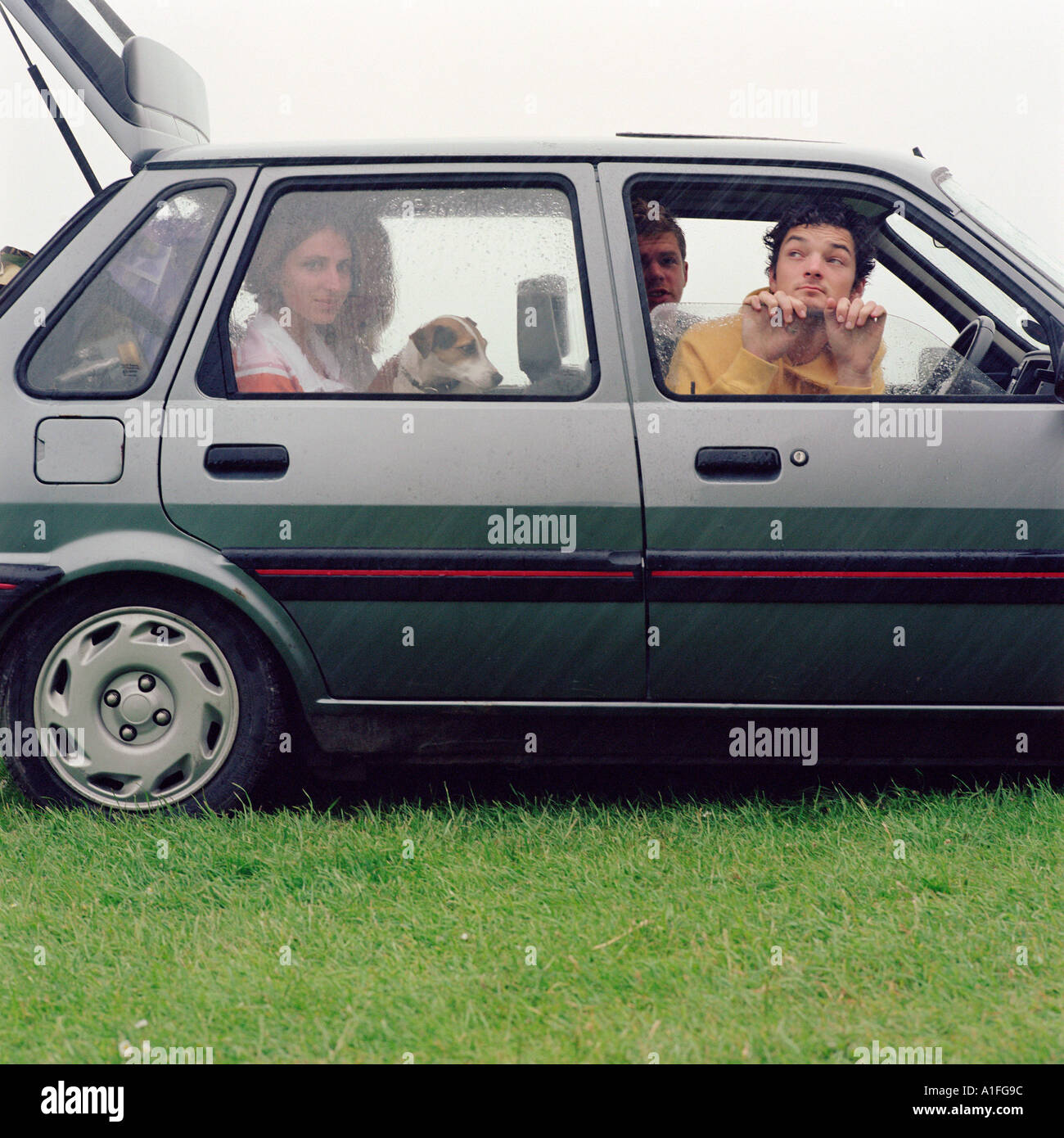 Summer rain Stock Photo