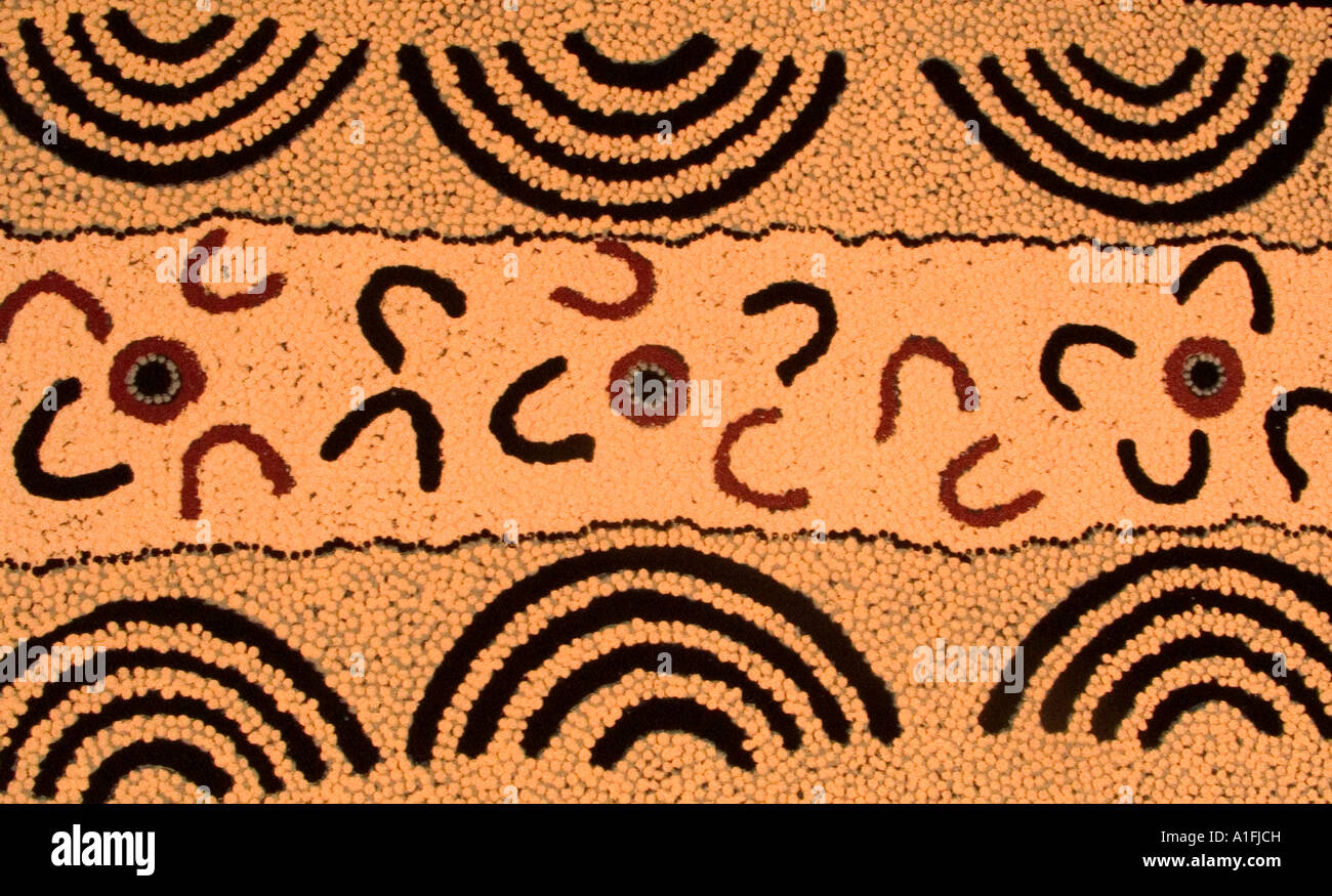 Aboriginal art Western Australia Australia Stock Photo Alamy