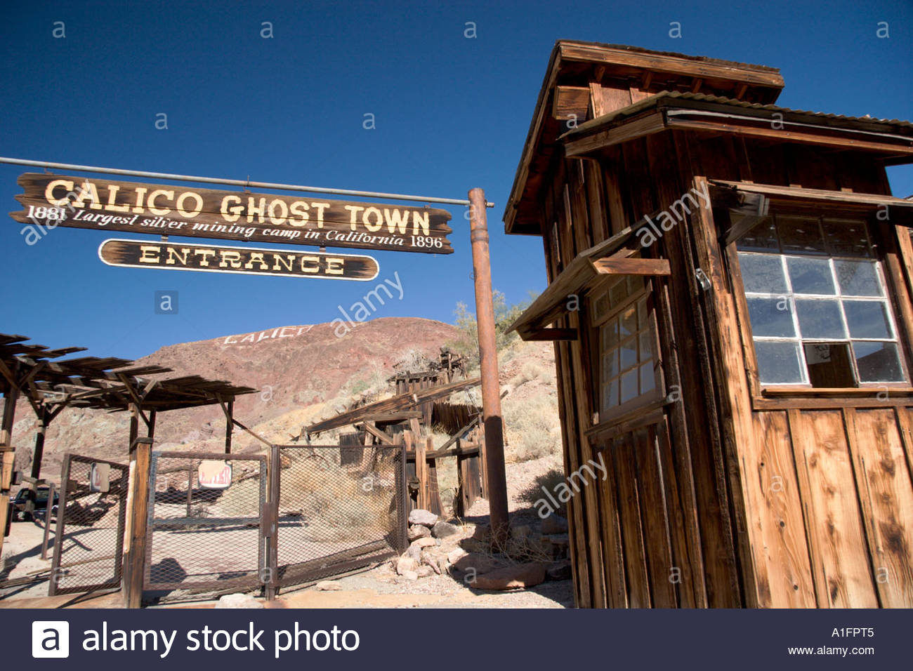 Entrance Sign Calico Ghost Town California Stock Photo Alamy Entrance Sign Calico Ghost Town California Stock Photo Alamy