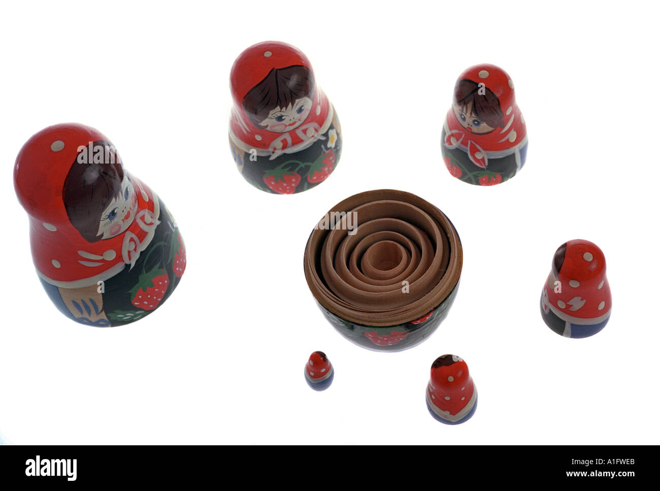 Russian Dolls Stock Photo