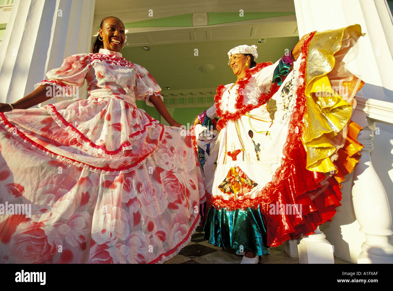 Caribbean woman colorful costumes hi-res stock photography and images -  Alamy