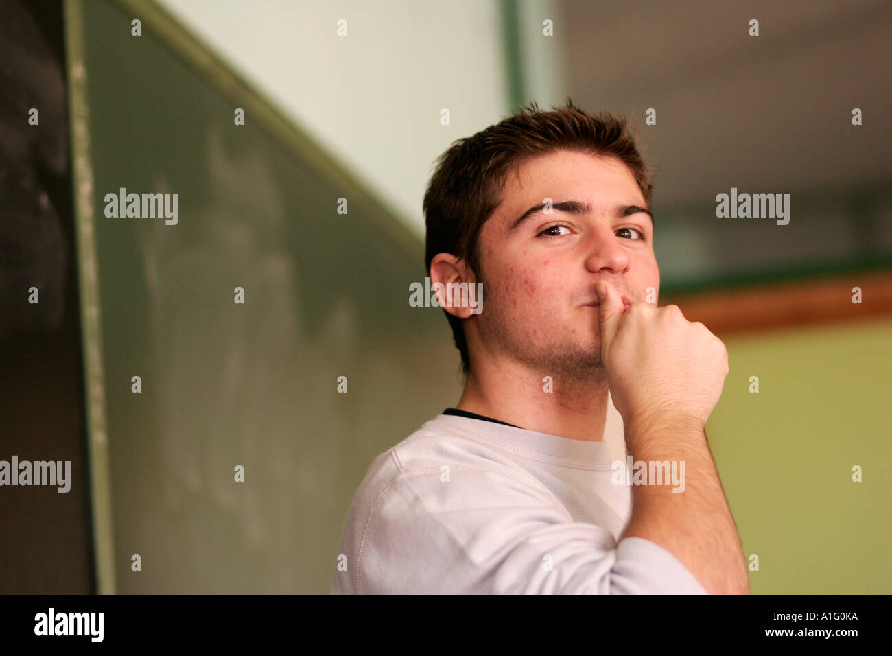 Teenager spain looking at camera hi-res stock photography and images ...