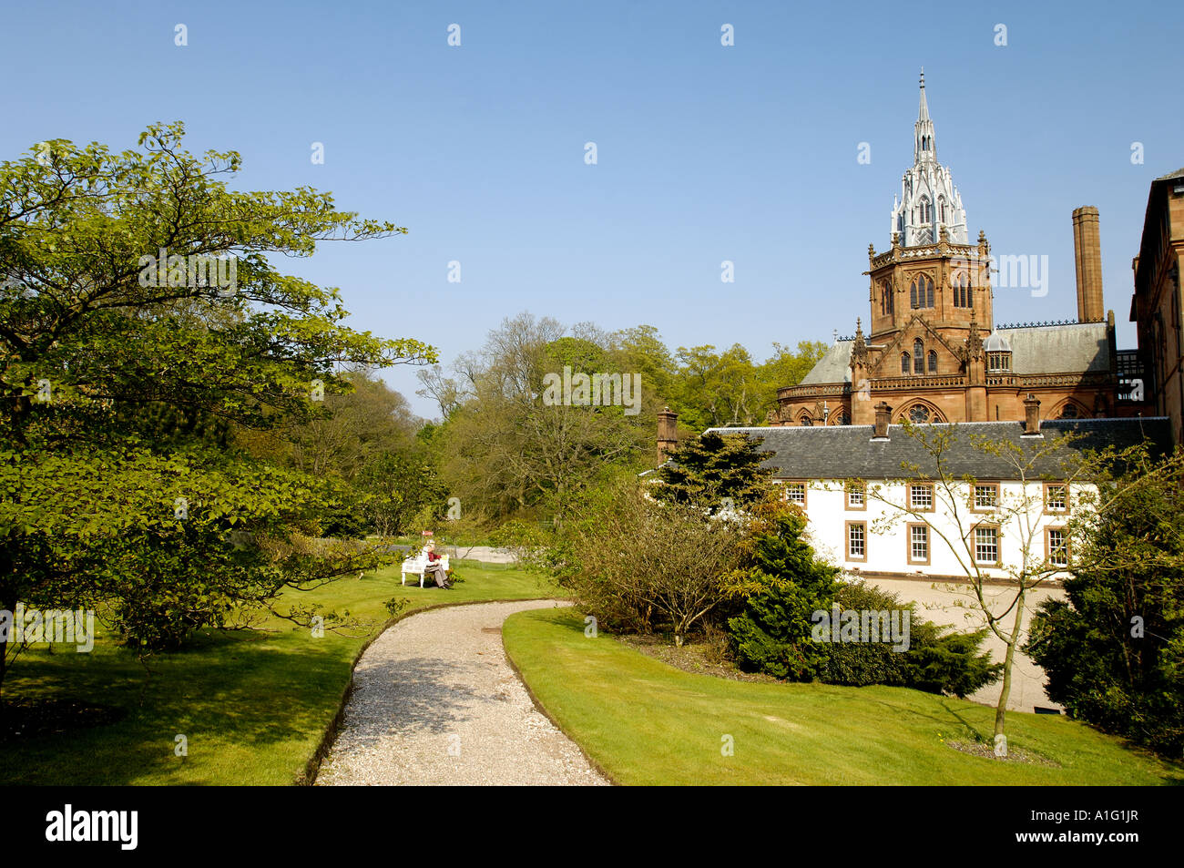 Mount Stuart house De Bute island Scotland United Kingdom Stock Photo