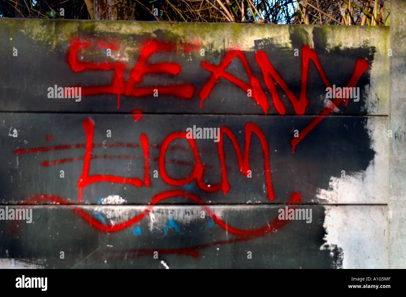 Spray Paint Graffiti Stock Photo Alamy