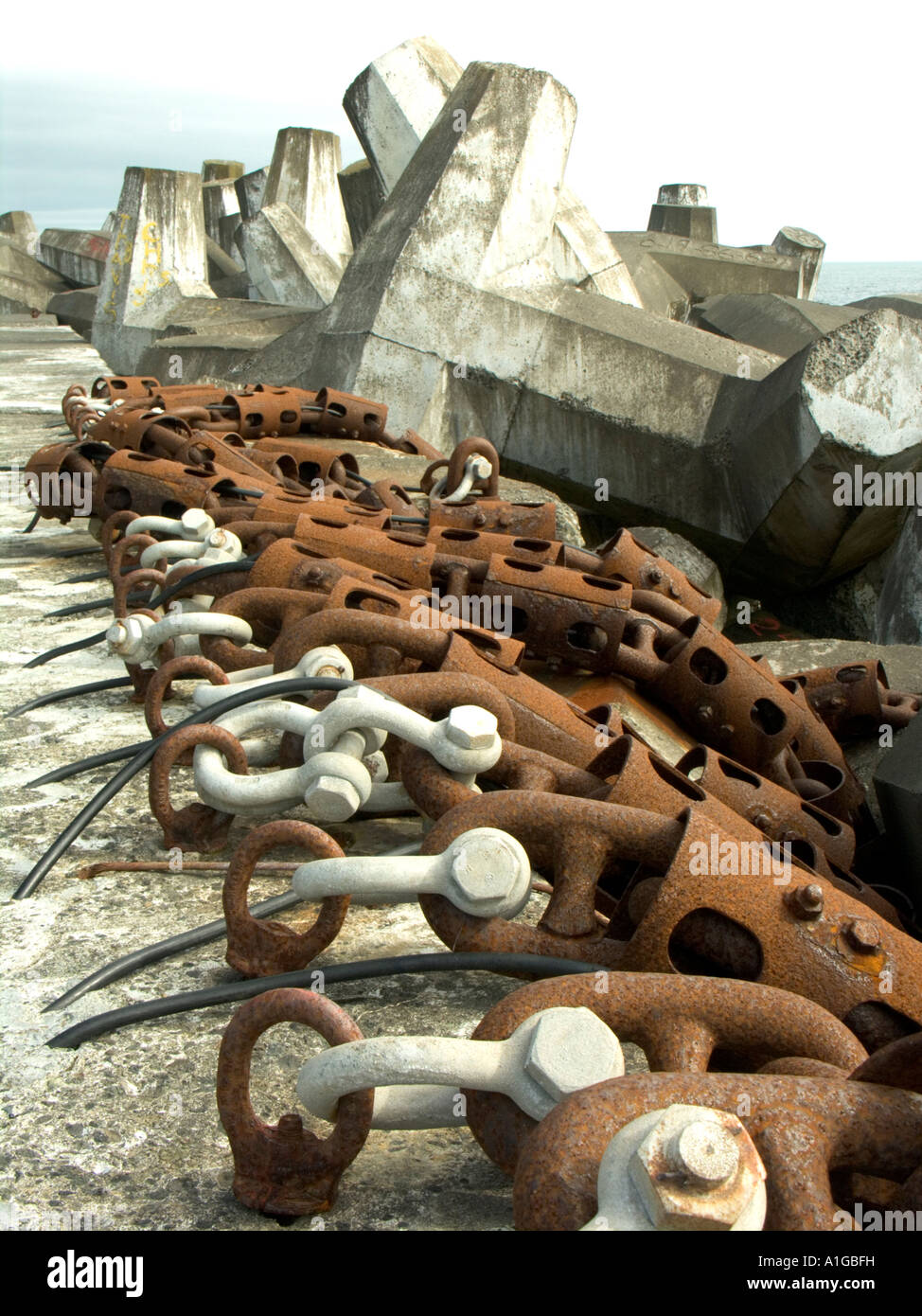 Tetrapod anchors hires stock photography and images Alamy