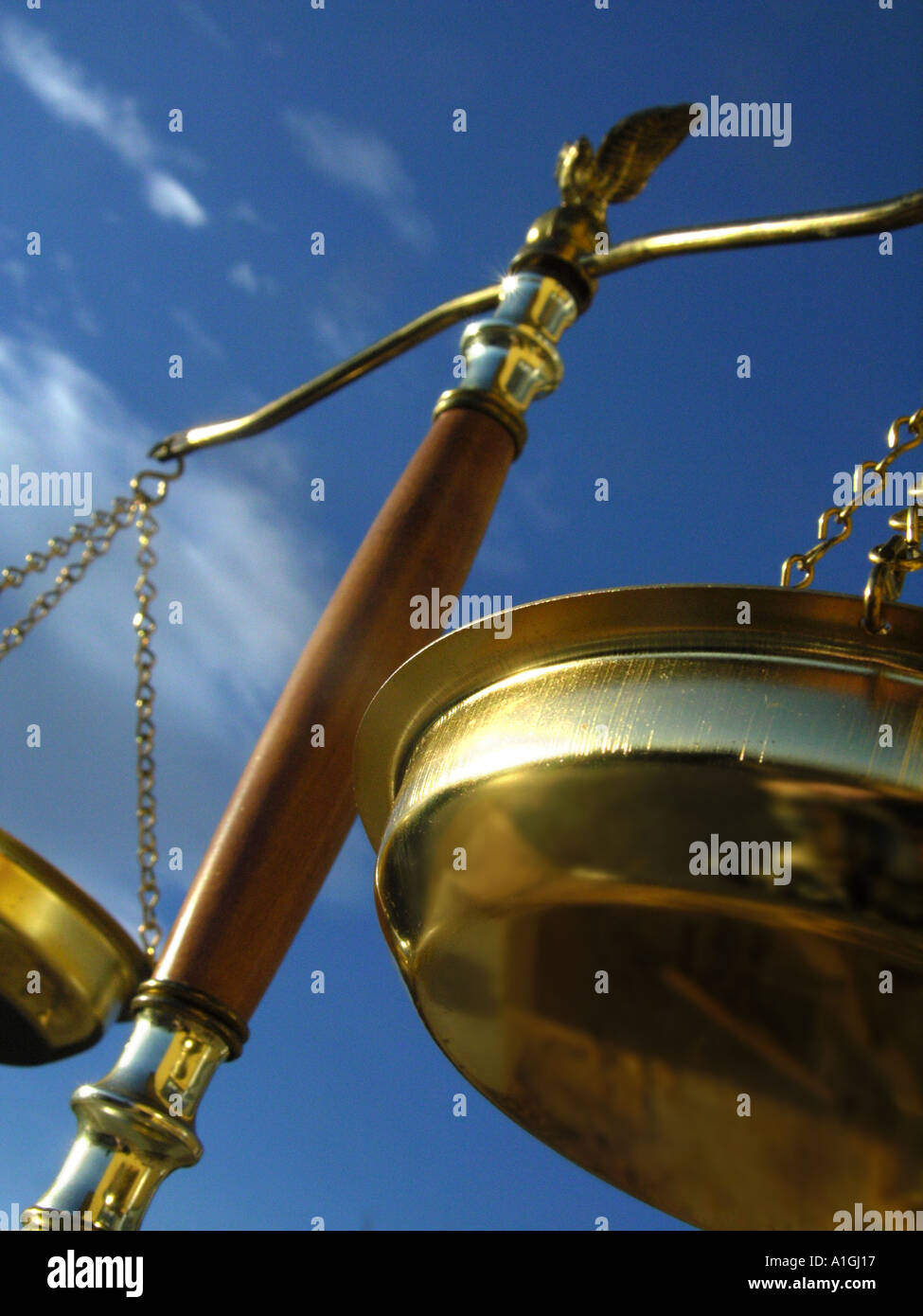 Scales of Justice Stock Photo Alamy